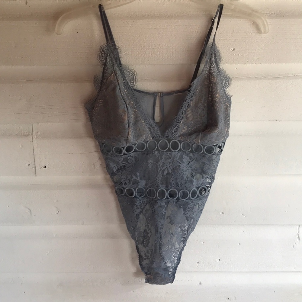 Victoria Secret blue bodysuit